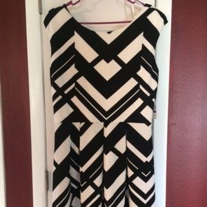 Black And White Striped Dress